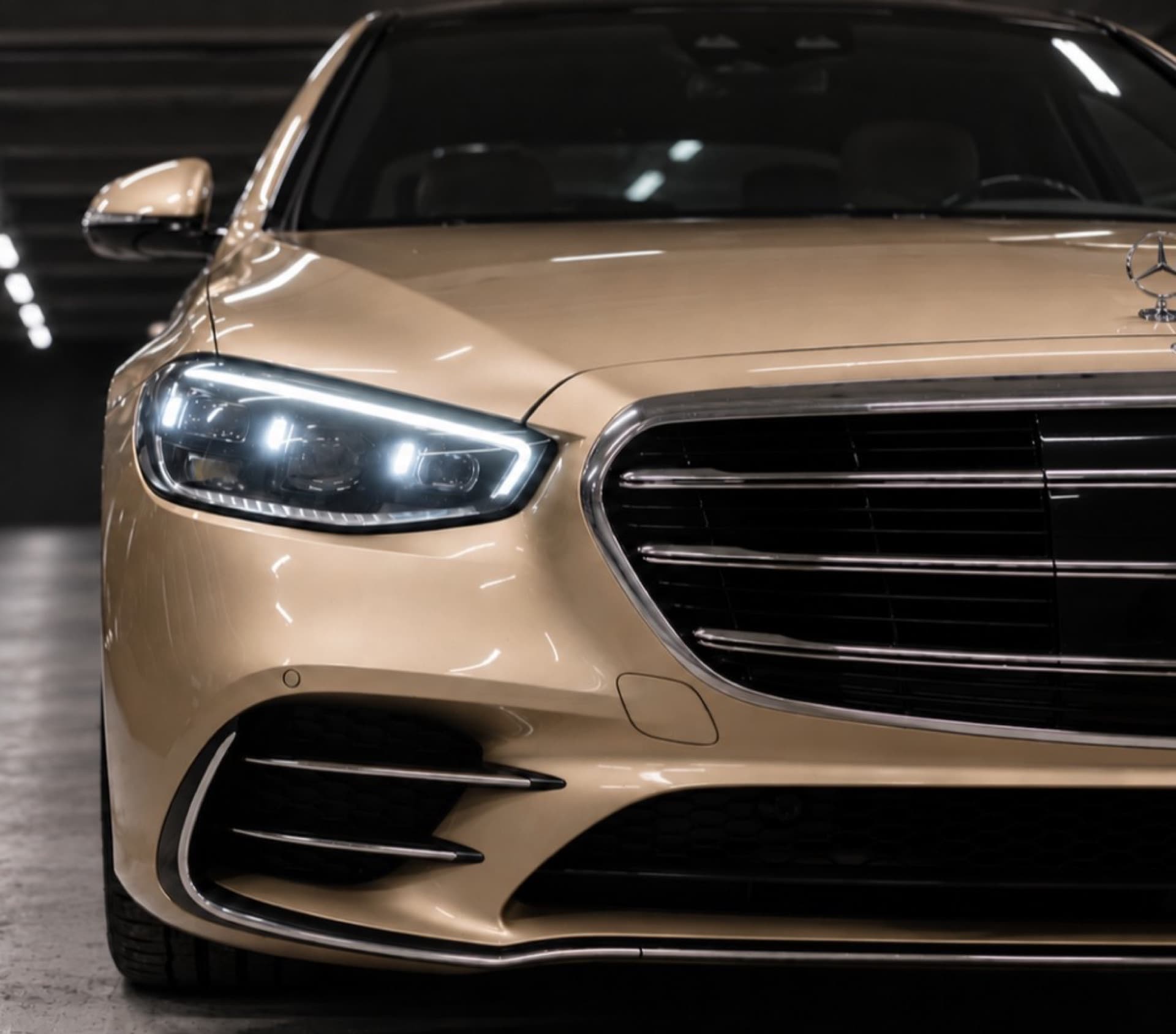 Mercedes-Benz S-Class prepared for handover