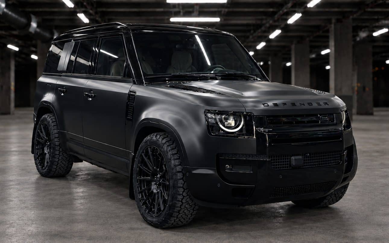 Land Rover Defender, expedition SUV for chauffeured rental in Lapland